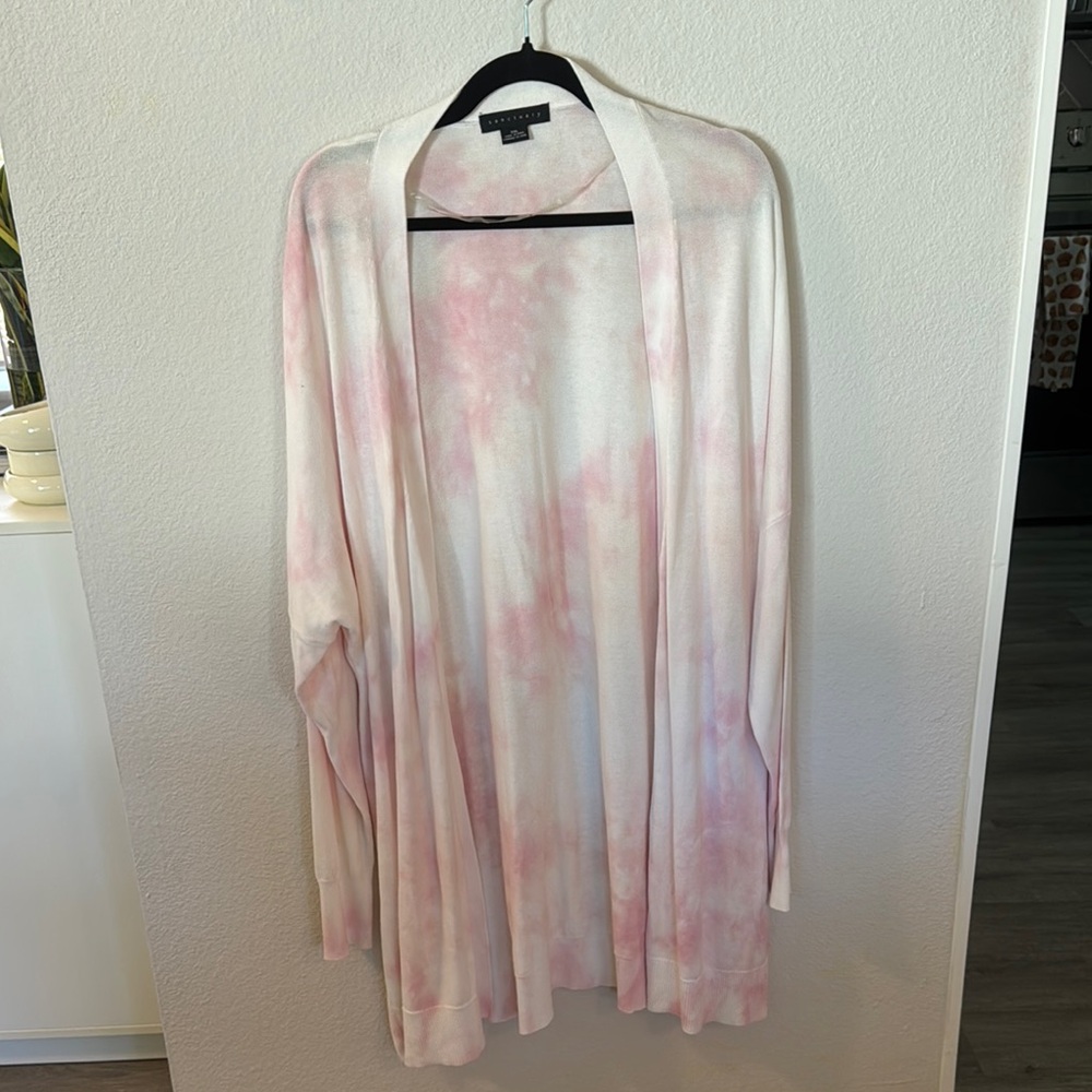 Sanctuary Pink Cardigan Ethereal Lightweight Sweater